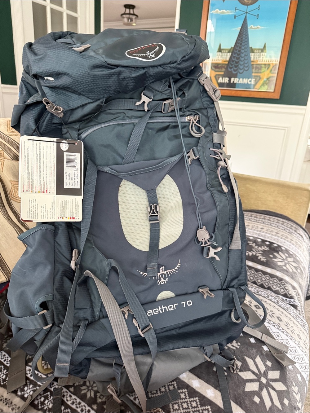 Osprey aether 70 hiking backpack preowned